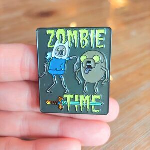 Adventure Time Pin Zombie Time! Finn and Jake Halloween pin